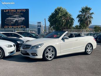  Voir détails -Mercedes Classe E Cabriolet 220 CDi 170ch Avantgarde Execu à Nice (06)