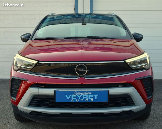 Opel Crossland X 1.2 TURBO 110 ELEGANCE 1re MAIN Rouge de 2021