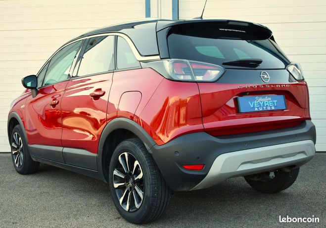 Opel Crossland X 1.2 TURBO 110 ELEGANCE 1re MAIN Rouge de 2021