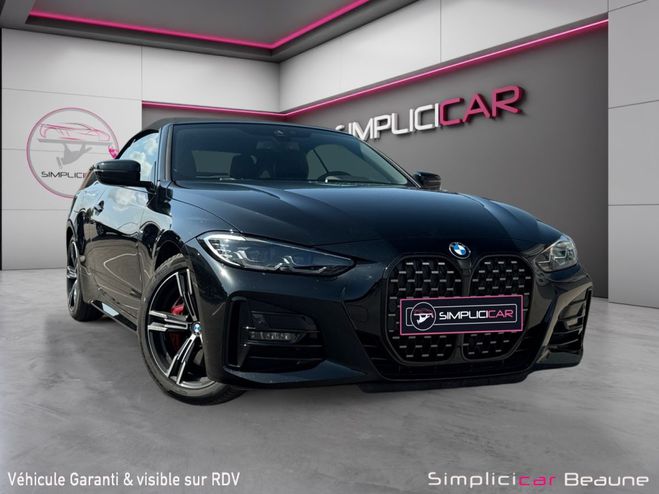 BMW Serie 4 CABRIOLET G23 420d 190 ch BVA8 M Sport Noir de 2022