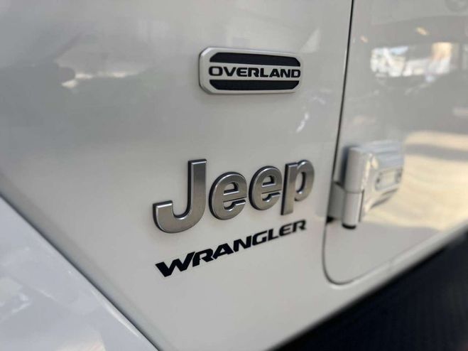 Jeep Wrangler 2.0 l T 272 ch 4x4 BVA8 Overland Blanc de 2019