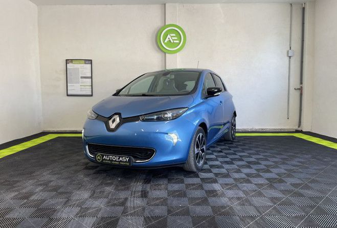 Renault Zoe Life charge rapide R90 // Location batte Bleu de 2017