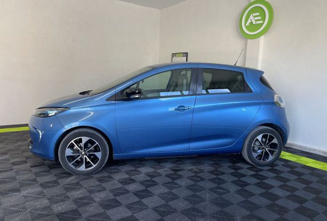 Renault Zoe Life charge rapide R90 // Location batte Bleu de 2017