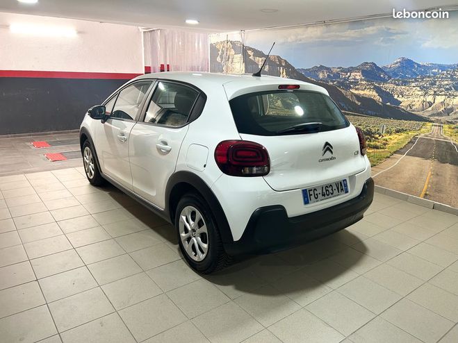 Citroen C3 III 1.2 VTi 82 cv 2 PLACES TVA RCUPRAB Blanc de 2019