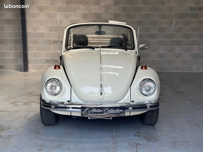 Volkswagen Coccinelle Cabriolet Vintage Blanc de 1971