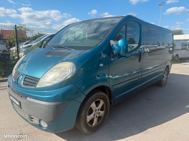 Renault Trafic 2.5 DCI 150cv 6places Double Cab Rallong Bleu de 2009
