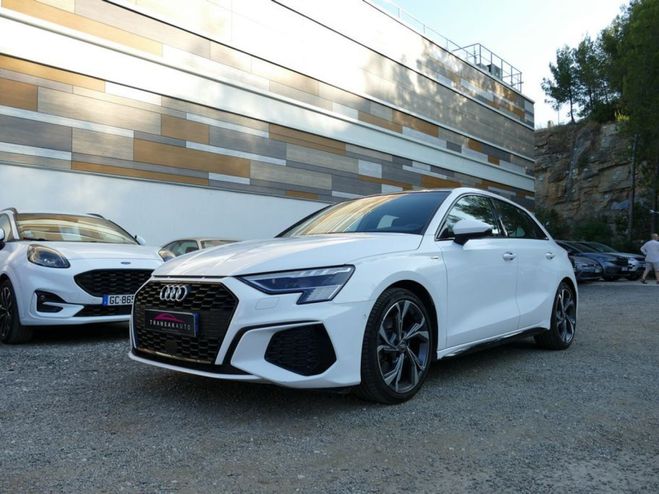 Audi A3 Sportback 35 1.5 TFSIe 150 Ch S-LINE S-T Blanc de 2020