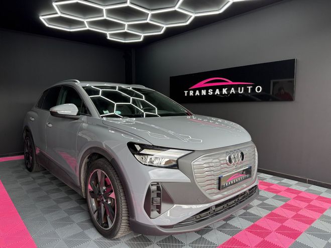 Audi Q4 E-Tron 40 204 ch 82 kW S line / GARANTIE 24 MOI Gris de 2021