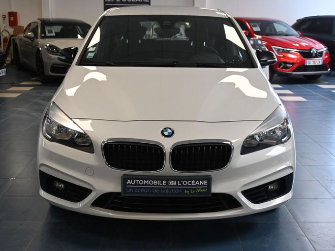 BMW Serie 2 Active Tourer F45 218d 150 ch Sport A Blanc de 2016