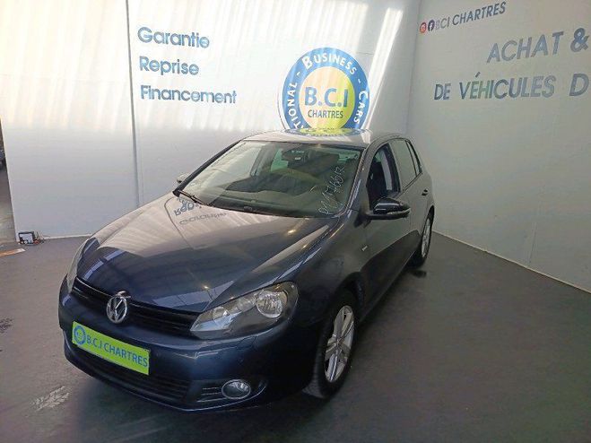 Volkswagen Golf VI 1.6 TDI 105CH BLUEMOTION FAP MATCH 5P Bleu de 2012