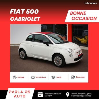  Voir détails -Fiat 500 C Cabriolet 1.2 70ch à Sarreguemines (57)