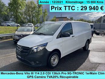  Voir détails -Mercedes Vito III 114 CDI 136ch 9G-TRONIC 1erMain 15,0 à Entzheim (67)