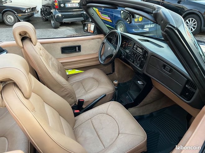 Saab 900 classic turbo 16 175 cv cabriolet Bleu de 1991