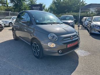  Voir détails -Fiat 500 1.0 70 ch Hybride CarPlay / CLIM à  Les Pennes-Mirabeau (13)