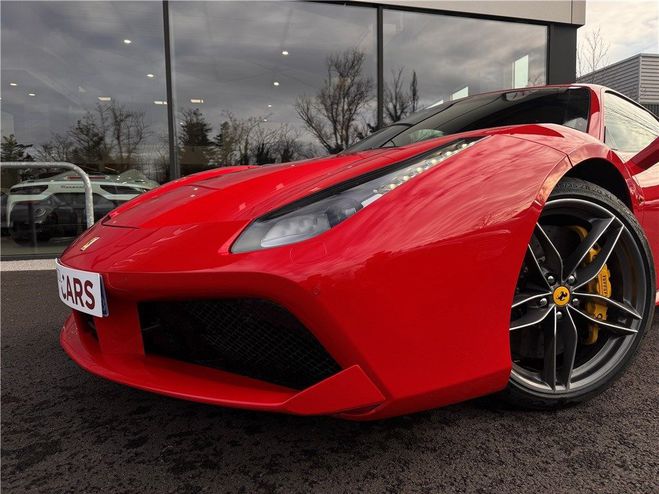Ferrari 488 GTB coup 4.0 V8 670CH Rouge, Mtallis, ROUGE de 2017