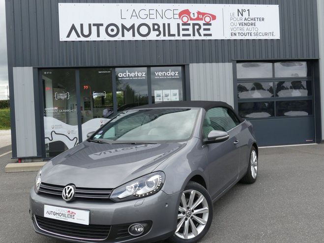 Volkswagen Golf Cabriolet 122 CV CARAT DSG7 Gris de 2012