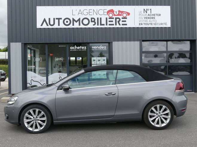 Volkswagen Golf Cabriolet 122 CV CARAT DSG7 Gris de 2012