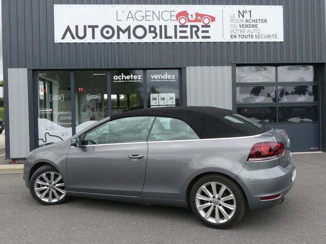 Volkswagen Golf Cabriolet 122 CV CARAT DSG7 Gris de 2012