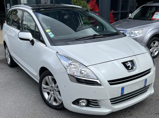 Peugeot 5008 ALLURE 1.6 HDI 112 Cv 7 PLACES GPS TOIT  Blanc de 2012
