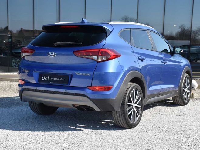 Hyundai Tucson 1.6 T-GDi 2WD Premium GO 177pk DCT Bleu Blauw de 