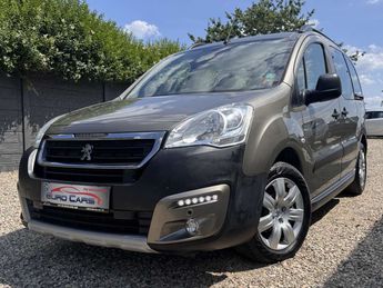  Voir détails -Peugeot Partner Tepee 1.6 BlueHDi Style S LED-CARPLAY-CR à Thulin (73)