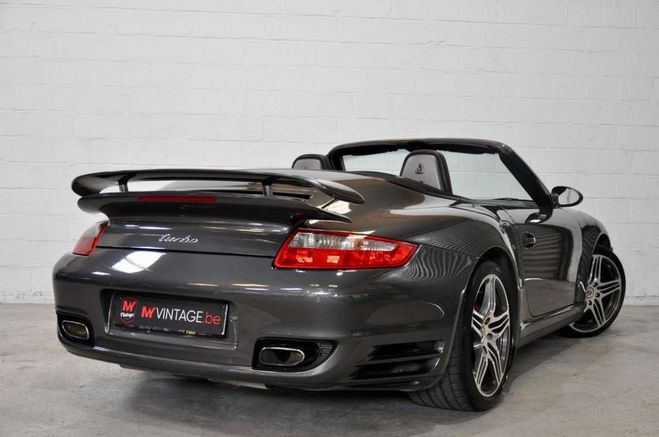 Porsche 911 997 Turbo 3.6 Cabriolet Gris Mtallis de 