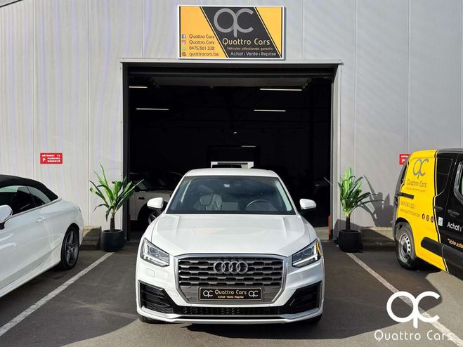 Audi Q2 1.0i S-line Super look Cuir Feux led Gps Blanc de 