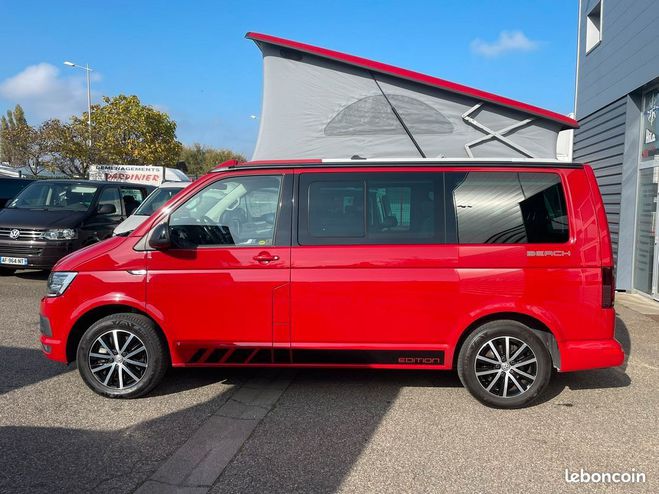 Volkswagen California VW T6 BEACH EDITION 2.0L TDi 150Ch auto  Rouge de 2017