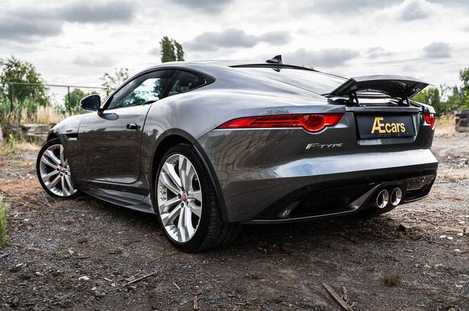 Jaguar F-Type COUP 3.0 V6 1OWNER BELGIAN- FULL SERVIC Gris de 