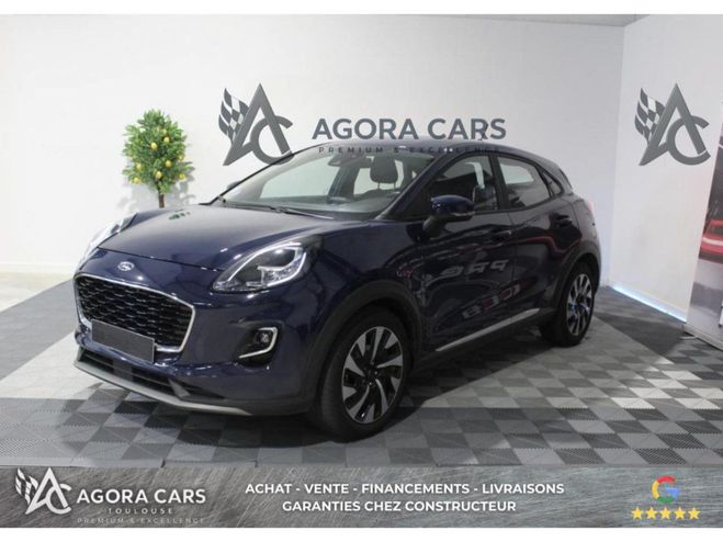 Cliquer pour voir la photo suivante Ford Puma 1.0 Flexifuel mHEV - 125 S&S II Titanium BLEU FONCE de 2022