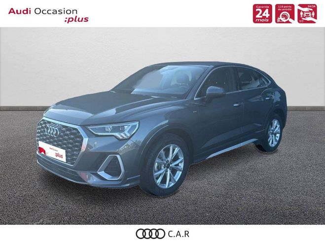 Cliquer pour voir la photo suivante Audi Q3 Sportback 35 TDI 150 ch S tronic 7 S lin Gris de 2024