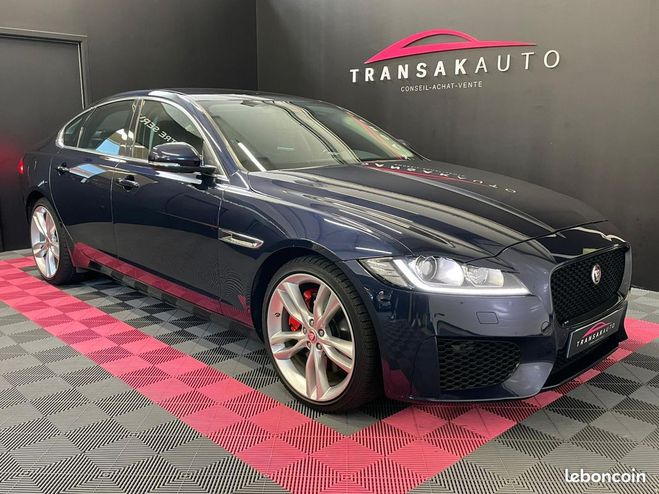 Jaguar XF V6 3.0 D 300 ch BVA Prestige ENTRETIEN C Bleu de 2017