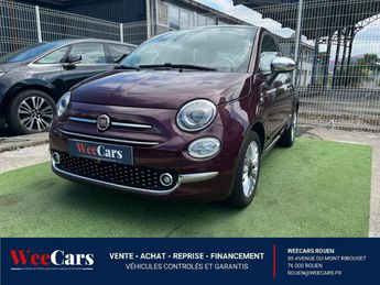  Voir détails -Fiat 500 1.2i 69 Lounge à Rouen (76)