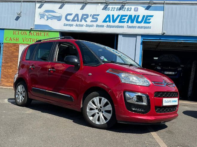Citroen C3 Picasso  PureTech 110 Exclusive ROUGE de 2016