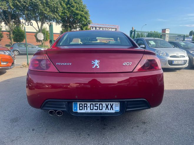 Peugeot 407 2.7 HDI 24V 204 EXECUTIVE PACK BVA CUIR  Rouge fonc de 2006