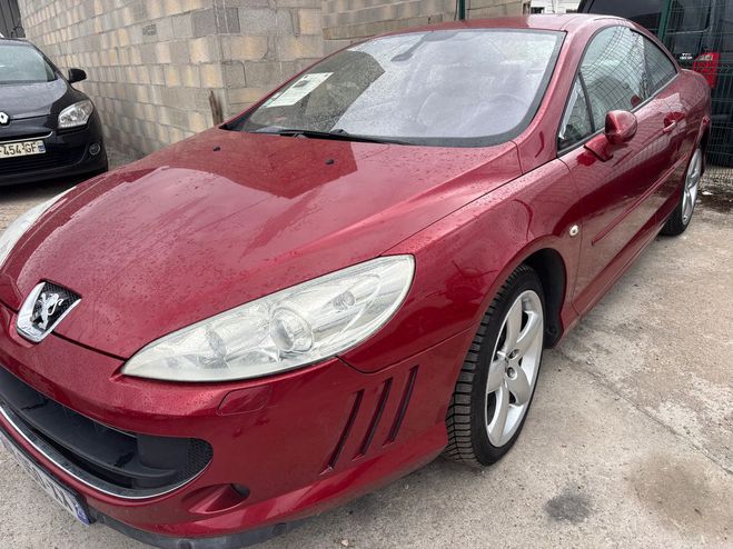 Peugeot 407 2.7 HDI 24V 204 EXECUTIVE PACK BVA CUIR  Rouge fonc de 2006