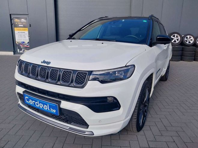 Jeep Compass PHEV 1.3 Turbo -CARPLAY-GPS-CAMERA.360- Blanc Mtallis de 