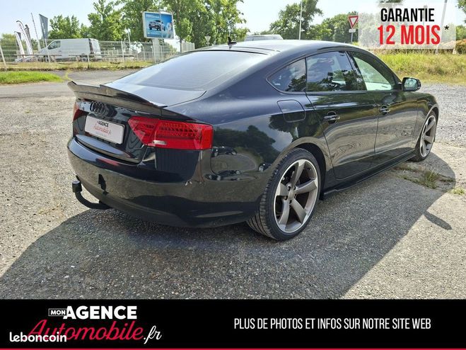 Audi A5 Sportback 2L TDI 190 CV S-TRONIC QUATTRO Noir de 2014