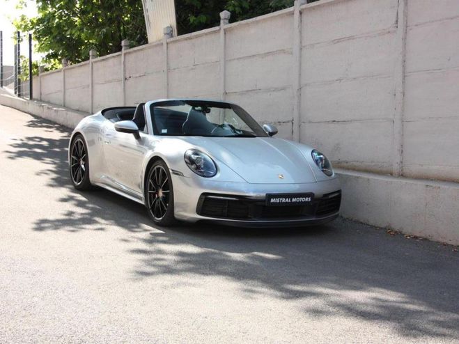 Porsche 911 type 992 cabriolet 3.0L CARRERA S argent GT Mtallis de 2019