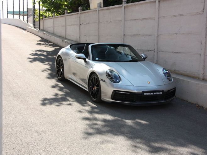 Porsche 911 type 992 cabriolet 3.0L CARRERA S argent GT Mtallis de 2019