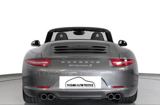 Porsche 911 991 CARRERA S 3.8 PDK 400ch CABRIOLET Gris Agate metal de 2014