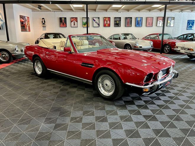 Aston martin V8 Vantage Volante Srie 2 MK2 POW Rouge de 1989