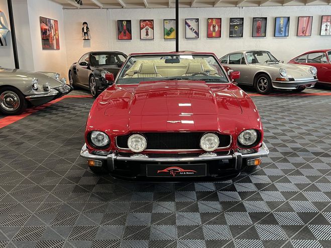 Aston martin V8 Vantage Volante Srie 2 MK2 POW Rouge de 1989