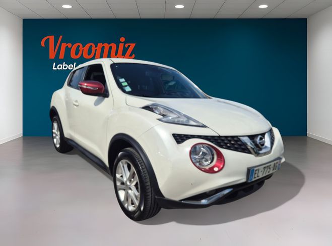 Nissan Juke (2) 1.6 117 N-CONNECTA XTRONIC BVA BELLE Blanc de 2017