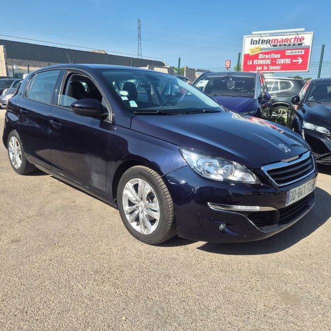 Peugeot 308 II 1.6 HDI 92 ALLURE BELLE  Bleu de 2014