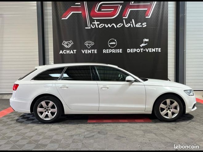 Audi A6 Avant 3.0 V6 TDI 204ch Ambiente Blanc de 2012