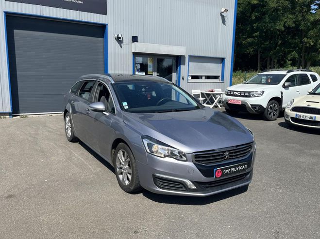 Peugeot 508 SW 1.6 BlueHDi - 120 - BVA EAT6 BREAK Ac GRIS CLAIR de 2017