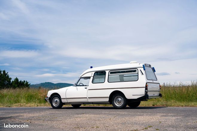 Citroen DS Superbe 23 break ambulance currus 1974 Blanc de 1974