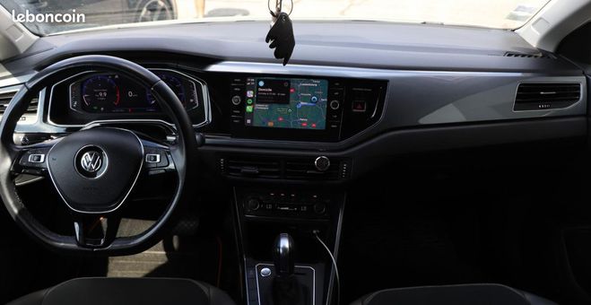 Volkswagen Polo 1.0 TSI 115ch CARAT DSG BVA VIRTUAL COCK Noir de 2018
