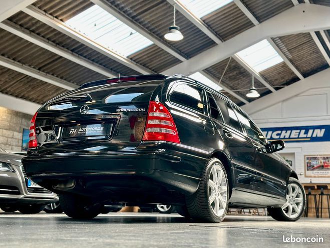Mercedes Classe C 180 Kompressor Break 1.8L 143 ch Rgulat Noir de 2003